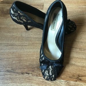 Steve Madden Black Lace Heel